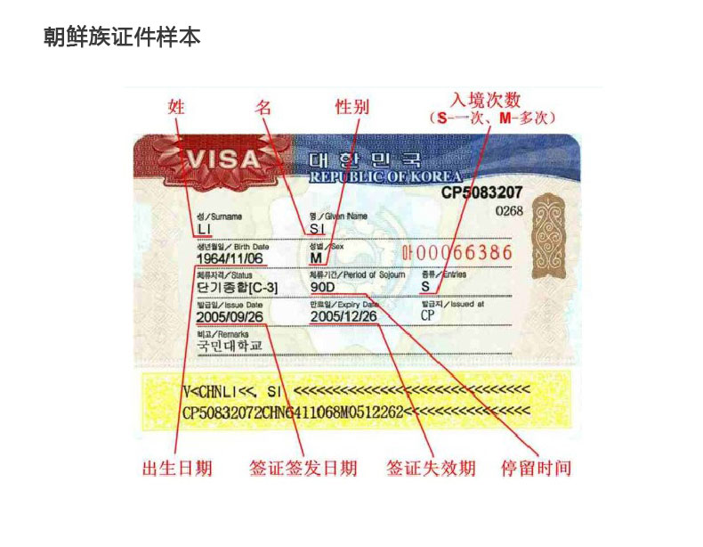 朝鲜族去韩国签证什么的容易办么 为什么 朝鲜